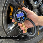 ElitePro Digital Tire Pressure Gauge - Professional Accuracy - 200 PSI