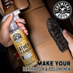Complete Leather Cleaner and Conditioner Detailing Kit with Total Interior, for Cars, Home, Office, and More (Works on Natural, Faux Leather and More) 9 Items - HOL412