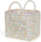 Floral Fabric Storage Basket Car Interior Storage Basket Underwear Sundries Laundry Baskets Supplies Home Organizer Bag (style 1)