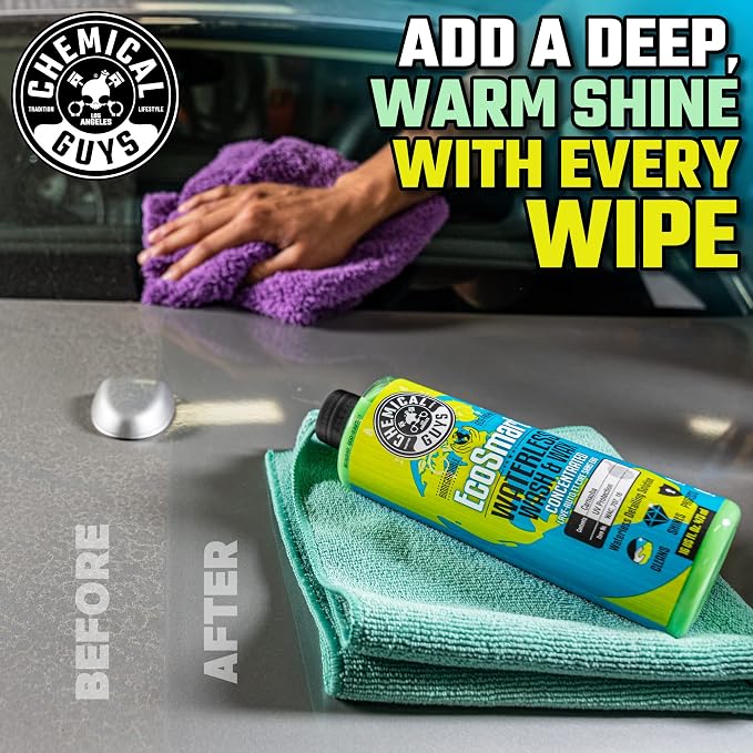 WAC_707 EcoSmart Hyper Concentrated Waterless Car Wash and Wax, Safe for Cars, Trucks, SUVs, Motorcycles, RVs & More, 128 oz (1 Gallon)