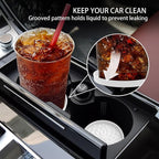 ME.FAN Car Coasters for Cup Holders [4 Pack] - 2.75In Silicone Auto Mug Mats - Universal Non-Slip Recessed Car Interior AccessoriesWhite