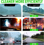 Oil Film Cleaning Brush for Car Windows, 2026 Upgraded Clear Vision Car Glass Cleaner with Anti-Rain Coating for Auto Windows and Windshields Improving Clarity, 4 fl oz / 120 mL