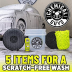 Ultimate Scratch-Free Detailing Car Wash Bucket Kit with Accessories, Car Detailing Kit With Dirt Trap, Wash Mitt, Lid, and 16 oz Soap, Safe For Trucks, SUVs, Motorcycles, RVs