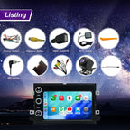 5GWiFi Radio for Ford F150 2004-2008, F250/F350 2006-2016, E150/E250/E350 2009-2014, Edge 2007-2010, Escape 2008-2012, Mustang Fusion Expedition Explorer 7"Touchscreen Stereo Carplay Android Auto GPS