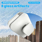 Magnetic Window Cleaner - Windshield Cleaner Tool, Double-Sided Magnetic Glass Cleaner with Anti-Falling Rope, 3-10mm Thickness for Car & Home High Rise Glass