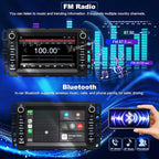5GWifi Car Radio for GMC Sierra Chevy Silverado 1500/2500/3500 2007-2013, Acadia 2007-2012, Tahoe Yukon 2007-2014, Savana Equinox 7inch Stereo Touch Screen Carplay Android Auto GPS Camera