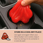 Car Cleaning Gel Putty - 3 Pack Strawberry Scent Interior Detailing Tool for Cup Holder, Air Vent & Keyboard - Reusable Auto Detailing Accessory - Dust Remover Goop - Gift for Men Women