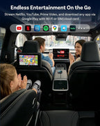 OTTOCAST P3 Pro AI Box – Wireless CarPlay & Android Auto Adapter, Android 13 with OttoDrive 3.0, HDMI Output, 8GB RAM + 128GB Storage, Cloud SIM, Supports YouTube, Netflix & TikTok Streaming