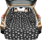 SUV Cargo Liner for Dogs with Side Flaps, Large (54" x 93") Water Resistant Trunk Cover, Non-Slip Pet Area Protector with Bumper Flap, Universal Fit for SUVs Sedans Vans, Paw Print