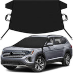 Car Snow Cover Compatible for Volkswagen Atlas | Windshield Cover for Ice and Snow with S-Hook Straps | Heavy-Duty 600D Oxford Winter Car Cover, Waterproof & Anti-Slip