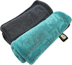 Microfiber Drying Towels (2-Pack) – 1400 GSM Twisted Loop, 16"×24" – Ultra Absorbent, Streak-Free, Scratch-Free Car Drying Towels for Detailing