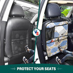 Kick Mats Backseat Protector with Anti Kick Design Offering Safety and Space for Backseat Essentials