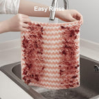 12 Pack Microfiber Cleaning Cloth, Larger Kitchen Towels, Dish Rags for Dish Drying Washing, Absorbent Streak Free Lint Free Rags for Cleaning - 11.81" x 15.75"