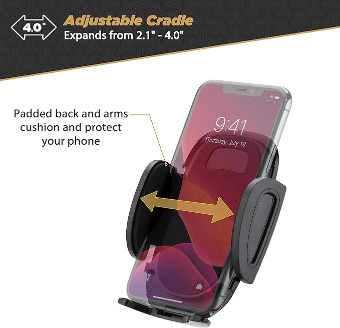SUHCUPM-XCES0 Select Cup Holder Phone Mount Cradle for Car or Truck - Universal Hands-Free Gooseneck Mount for Car Cup Holder - Vehicle Cell Phone Cradle for iPhone or Android Smartphones