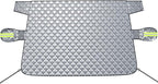 Windshield Snow Cover for Winter - Custom Fit Graphene Car Windshield Cover Outside for Ice, Snow & Hail Protection | Frost Guard with Storage Bag for SUV and Sedan (Medium+)