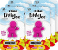Little Joe 96404-6PK Fruit Scent Car Air Freshener Vent Clip, Fights Odors for up to 45 Days, Long-Lasting Freshness, Cute Car Odor Eliminator, Pack of 6