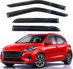 KPY Rain Guards Fit for 2013-2022 Hyundai Grand i10, Out-Channel Window Visors Vent Wind Deflectors 4PC, Car Accessories for 13-22 Grand i10