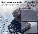 Shiny Cleaning Cloths,3pcs Shiny Drying Towels,Shower Doors Drying Towels,16 * 24in Streak Free Glass Window Car Mirror Super Absorben Microfiber Cleaning Cloths (3pcs grey16*24")