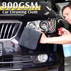 20 Pcs Microfiber Car Drying Towels Microfiber Cleaning Cloth 800 GSM Thick Plush Cleaning Dusting Cloth Auto Detailing Absorbent Towels Rags for Car Household Kitchen Window(Grey and Yellow)