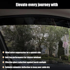Tape-on Window Rain Guards for Mazda CX-50 2026 2025 2024 2023 | Shatterproof, Easy Install, Extra Durable, Fits Great, High Quality, Black Auto Accessories, Side Window Deflector & Visors