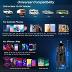 Car Charger, 5 Pack 38W Dual Ports USB-C & USB-A Car Chargers Adapter Fast Charging Cigarette Lighter USB Charger for iPhone 16 15 14 13, Samsung S24, Pixel Cargador para Carro Phone Plug for Car
