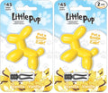 Little Pup 96602 Vanilla Scent, Car Air Freshener, Clips to A/C Air Vent, Alcohol-Free Fragrance Oil, Non-Hazardous and Non-Toxic Plastic, Set of 1 (Pack of 2)