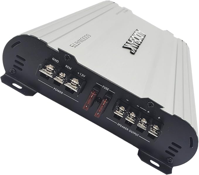 P6001-G2 Monoblock 6000 WATTS Amp Class D 1 OHM Car Audio Stereo Amplifier with Remote Turn On/Off Circuit/Heavy-Duty Aluminium Alloy Heatsink Power and Protection Indicator - 2nd Gen