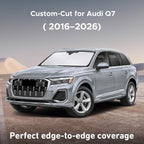 Windshield Sunshade Compatible for Audi Q7 2016-2024 2025 2026, Sun Visor for Front Windshield & Window Sun Shade Cover, UV Heat Blocker & Protector, Car Accessories