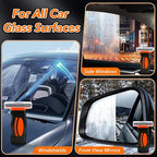 Glass Emulsion Cleaner Oil Film Cleaning Brush, Removes Oil Film & Smudges, Anti-Rain & Anti-Fog, Windshield Cleaner for Clear Driving Visibility