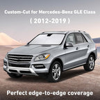 Windshield Sunshade Compatible for Mercedes-Benz GLE Class 2012-2017 2018 2019,(Not Fit for GLE Class Coupe) Sun Visor for Front Window Sun Shade Cover, UV Heat Protector, Car Accessories