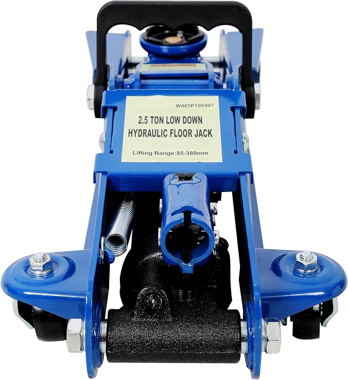 Low Profile Car Jack 4 Ton Portable Floor Hydraulic Jacks 8000 lbs | Heavy-duty steel floor jack with 4-ton capacity, low profile design, lifting range 2.5-20 inches, overload protection va