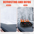 500w Car Heater 24 volt Camping Heaters Car Heater Kit Camping Windshield Window Defogger Defroster for Winter Automobile Windscreen Car Camper(24v)