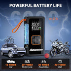 Portable Air Compressor, 48s Fast Inflation, Cordless with Dual Power Supply, 150 PSI Tire Pump with Digital Gauge, Long Runtime & Storage Case for Car, Truck, Bike, Ball
