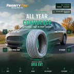 Iota EVT Passenger Car All-Season High Performance Radial Tire-205/50R16 205/50ZR16 205/50/16 205/50-16 91W Load Range XL 4-Ply BSW Black Side Wall UTQG 320AA