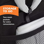Collapsible Car Trash Can with 20 Bags - Leakproof, Black, Medium