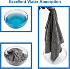 Microfiber Cleaning Cloth - Pack of 8, Size: 12 x 16 in, Multi-Functional Cleaning Towels, Highly Absorbent Cleaning Rags, Lint-Free, Streak-Free Cleaning Cloths for Car Kitchen Home