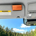 Car Air Freshener Starter Kit - Wood Car Freshener for Visor Clip - Long Lasting Car Scent - Car Odor Eliminator - CLIP INCLUDED