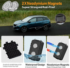 Magnetic Key Box, Hide A Key Holder, Under Car Magnetic Key Storage, Waterproof Hidden Key Box for Outside, Car Key Hider Magnet for Vehicles Travel (MM1 Regular)