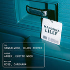 Air Freshener in Madonna Lily | Hanging Odor Eliminator for Cars, Closets & Drawers | Black Pepper, Sandalwood & Bergamot | Vegan, Non-Toxic, Cruelty-Free