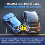 OBD Cable Dash Cams, Upgrade Parking Monitoring, Hardwire Wire Kit Accessories