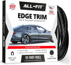 Car Door Edge Protector – Universal DIY Edge Trim to Prevent Scratches & Dings – Flexible Adhesive Molding Trim for Cars, Trucks & SUVs (10 Ft - Carbon Fiber) V2