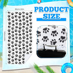 Car Seat Towel Covers with Storage Bag, 63 x 32 Inch Universal Non Slip Waterproof Sweat Protector for Car Truck, Gym Swimming Running, Machine Washable(2 Pack,Dog Footprints)
