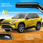 Extra Durable Window Deflectors in-Channel Window Visors Rain Guards Fit for Toyota RAV4 2019-2025, Sun Visors, Wind Vent for Shades, Exterior Car Accessories - 4pcs. AG0668