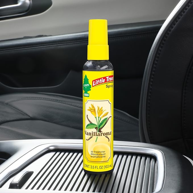 Car Air Freshener | Spray Provides a Long-Lasting Scent for Auto or Home | On-the-go Freshness | Vanillaroma, 6 Air Fresheners