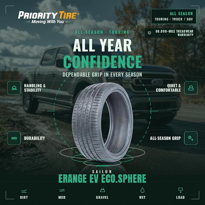 ERange EV All Season 235/35R20 92Y XL Electric Vehicle Tire