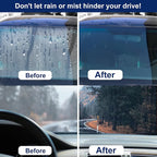 Anti Fog Spray & Rain Repellent Spray for Car Windshield Glass Water Repellent Defogger Spray Waterproof Prevent Fogging for Automotive Windows Mirrors Glasses Goggles Helmets - Pack of 2