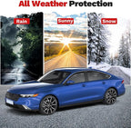 Accord Rain Guards - Window Visors for Honda Accord 2023-2025 2026, Outside-Mount Side Window Wind Deflectors for Accord Accessories, Vent Visors Shades Rainproof Black 4PCS