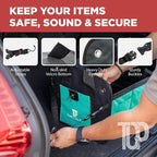 Teal Car Accessories Trunk Organizer Premium Multi Movable Compartments Collapsible car organizer, trunk organizer for Car, Suv, Automotive, gifts (Large Capacity)