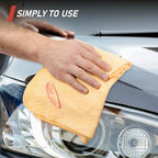 Premium Car Chamois Drying Towel, Drying Super Absorbent Chamois Cloth for Car Wash, Spotless & Scratch and Lint Free Shine, Shammy Towel for Car– 27.5 X 17 inches, 1 - Pack