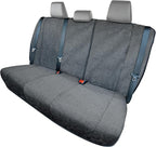 Back Seat Towel Seat Cover for Cars; Great for After Gym Workouts, Dogs, and Outdoor Activities; Universal Fit for Cars SUVs Vans Trucks Rear Seats, EZ fit, Non Slip Grip, Grey